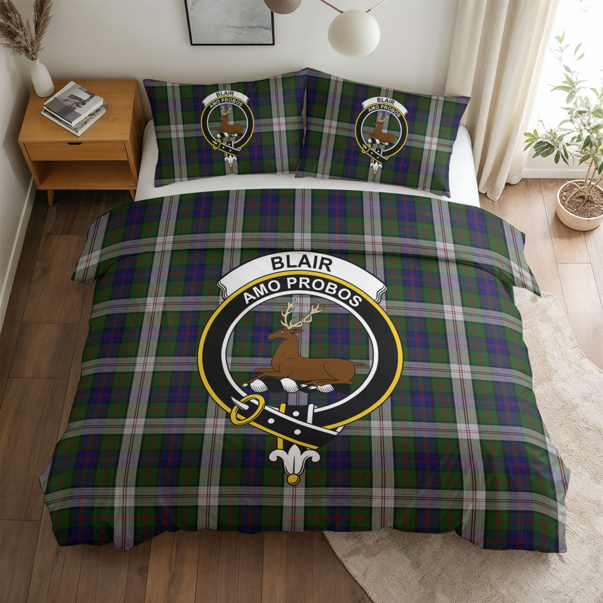 Blair Dress Tartan Crest Bedding Set