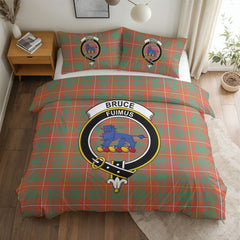 Bruce Ancient Tartan Crest Bedding Set