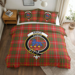 Bruce Modern Tartan Crest Bedding Set