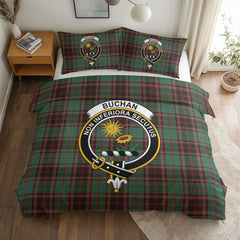 Buchan Ancient Tartan Crest Bedding Set
