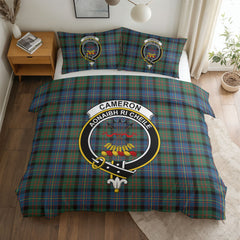 Cameron of Erracht Ancient Tartan Crest Bedding Set