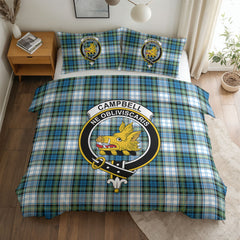 Campbell Dress Ancient Tartan Crest Bedding Set
