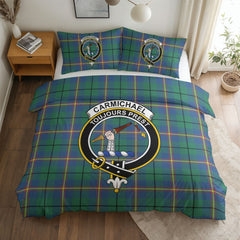 Carmichael Ancient Tartan Crest Bedding Set