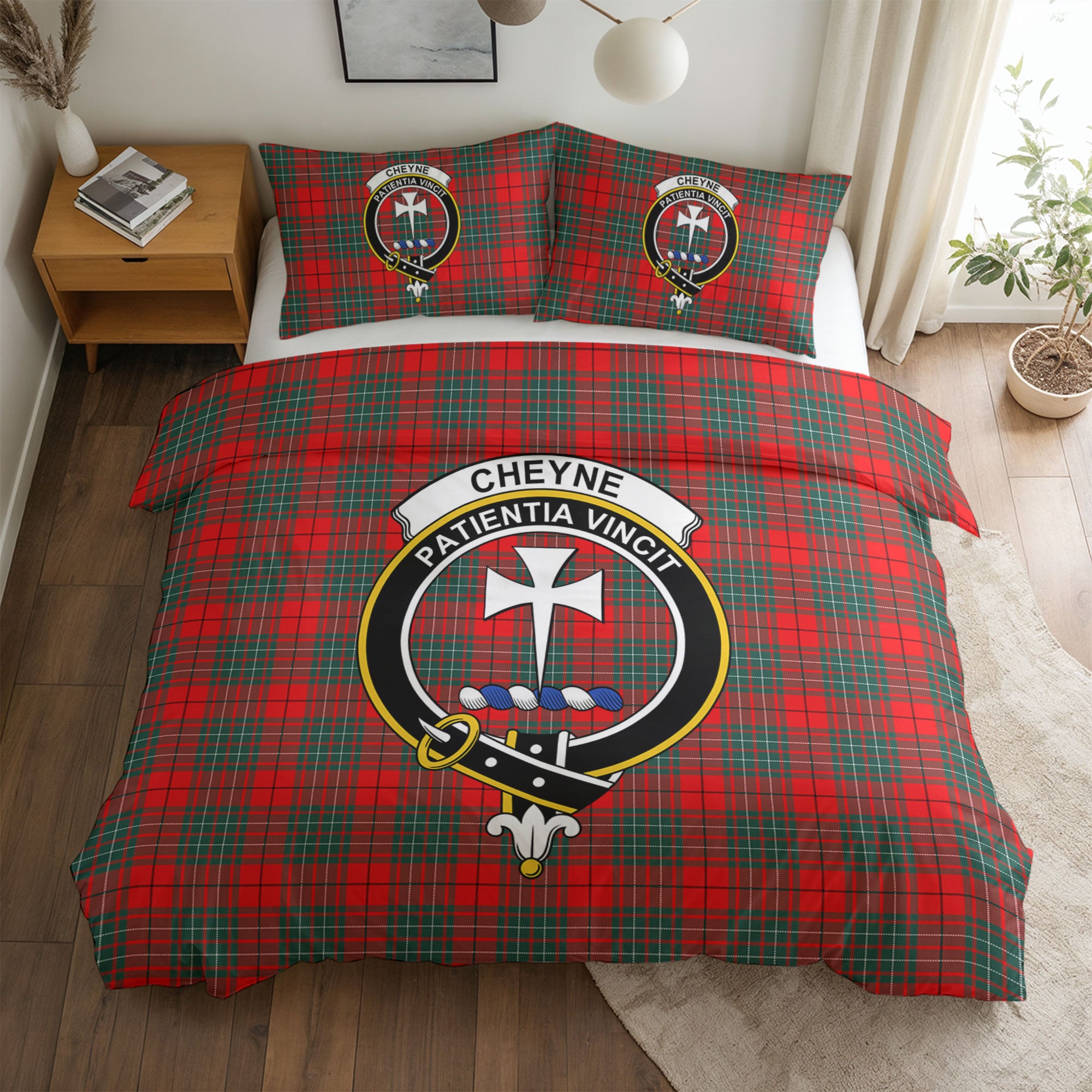 Cheyne Tartan Crest Bedding Set