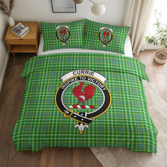 Currie Tartan Crest Bedding Set
