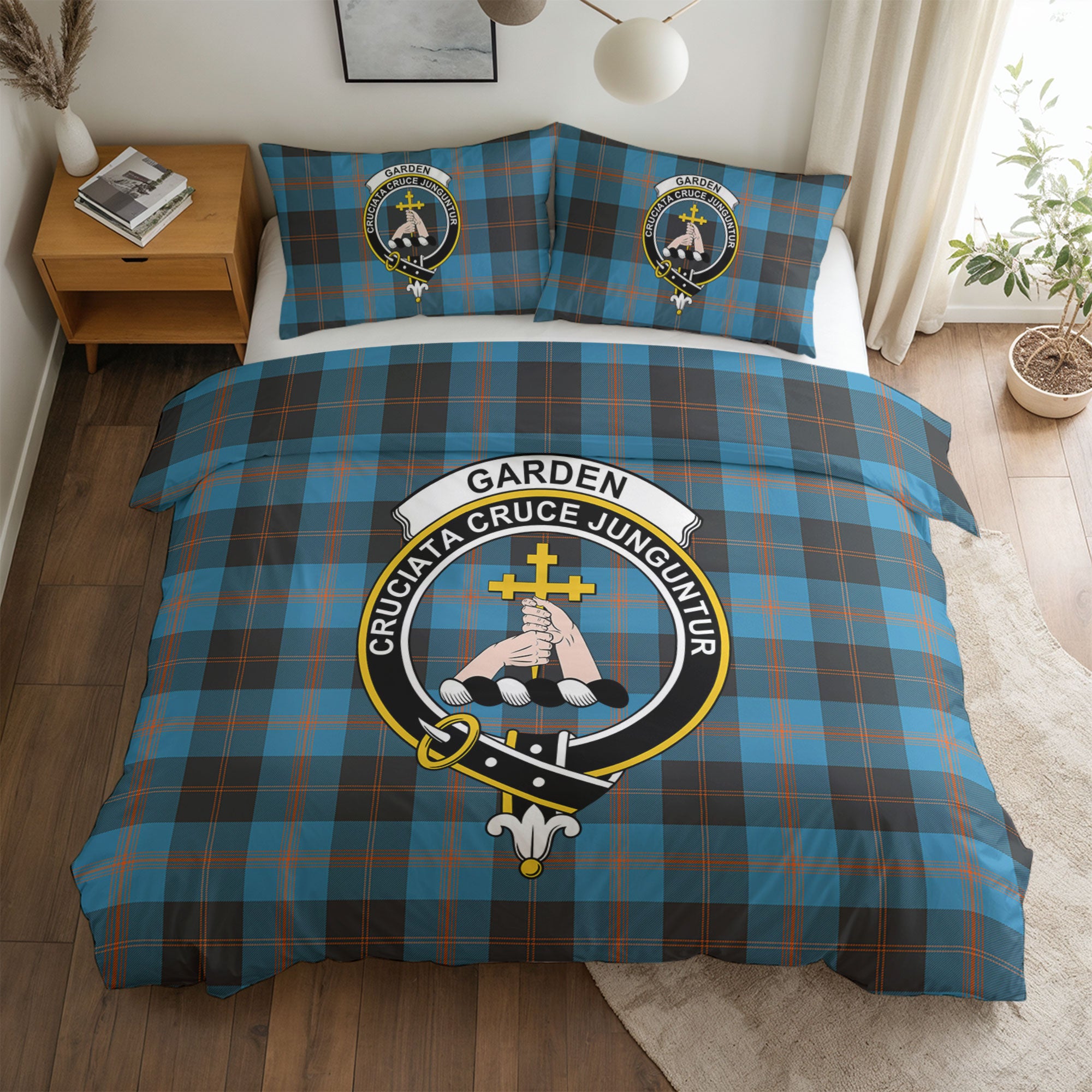 Garden Tartan Crest Bedding Set