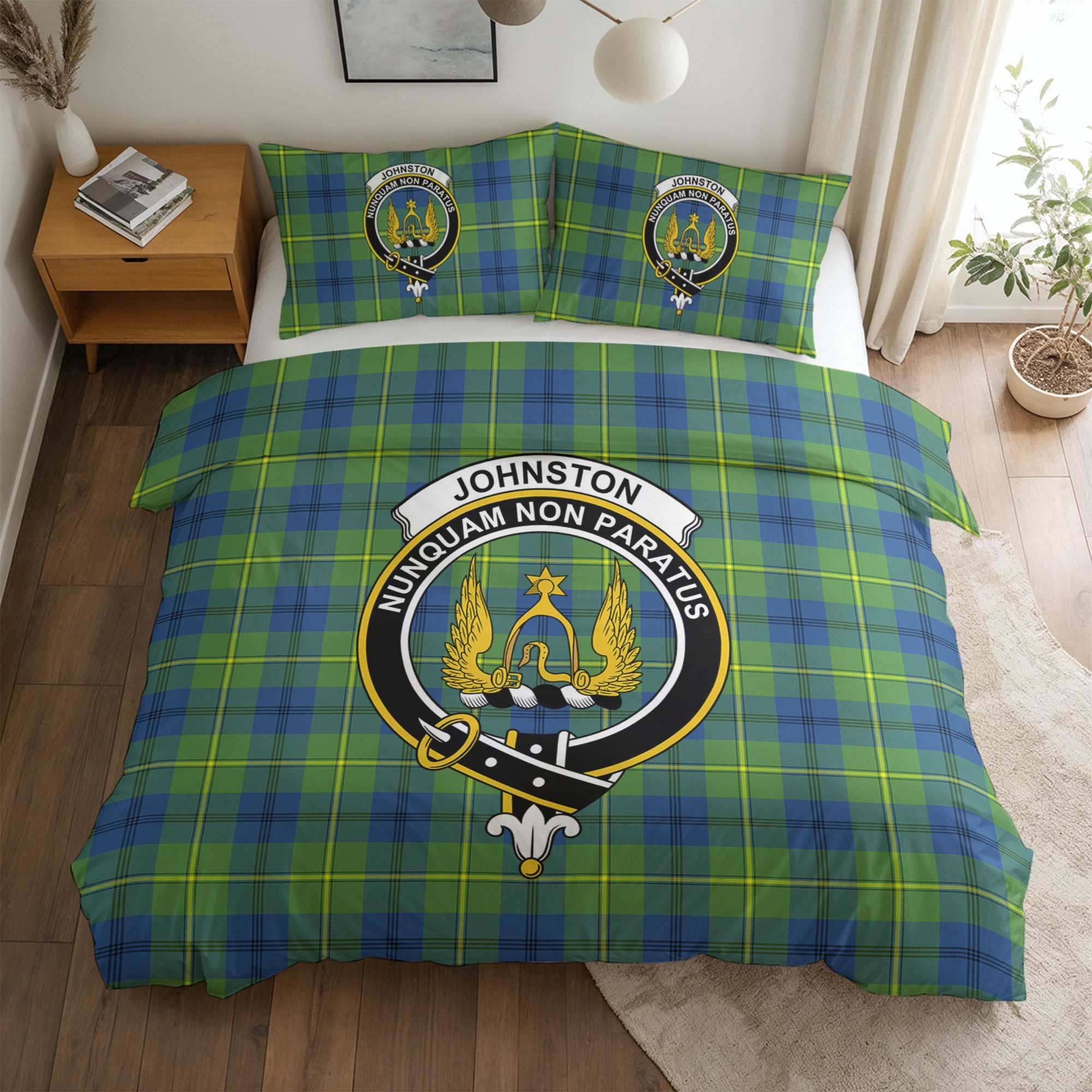 Johnston Ancient Tartan Crest Bedding Set