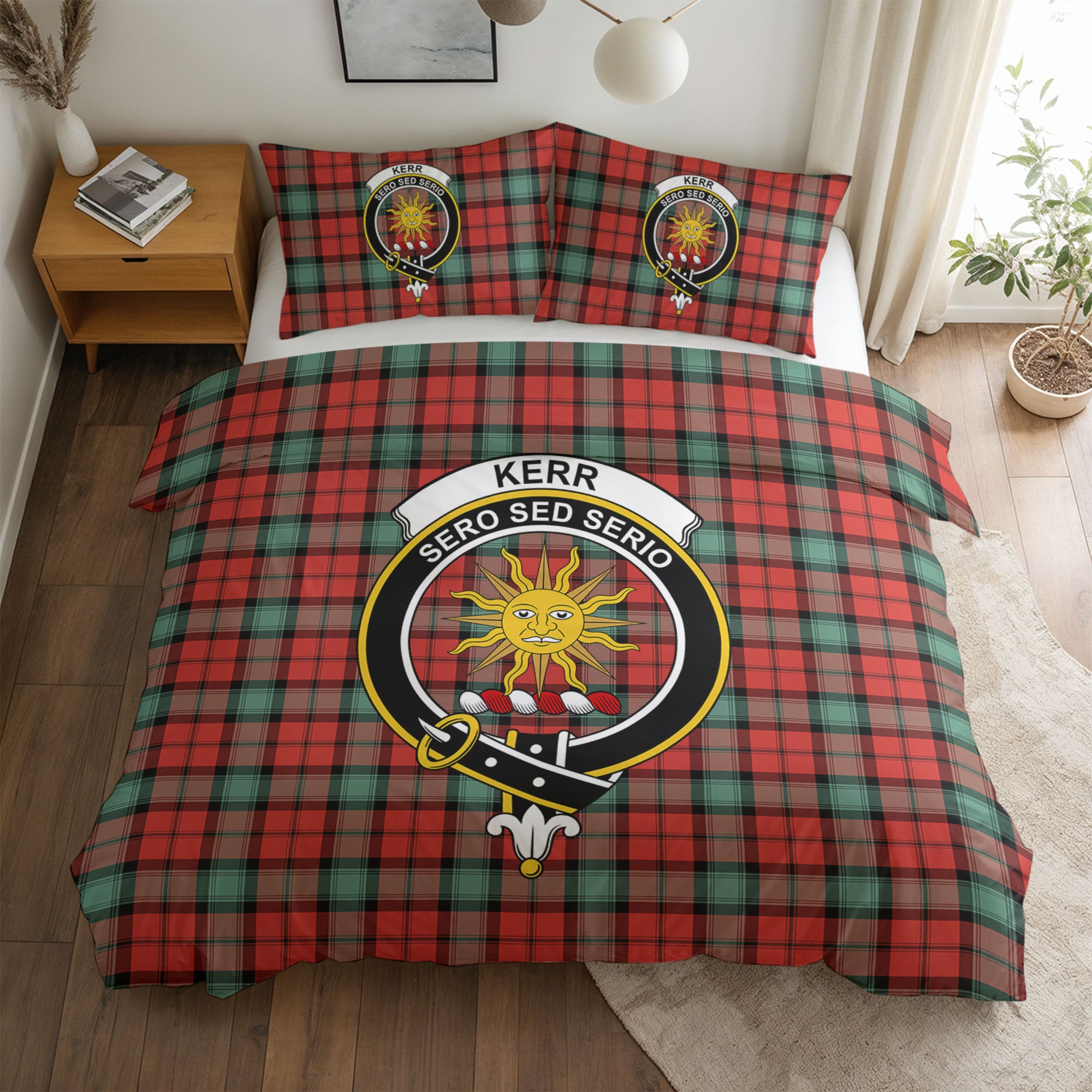 Kerr Ancient Tartan Crest Bedding Set