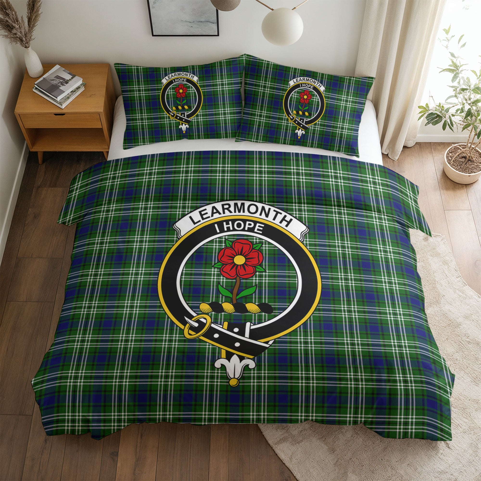 Learmonth Tartan Crest Bedding Set
