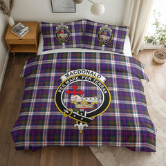 MacDonald Dress Modern Tartan Crest Bedding Set