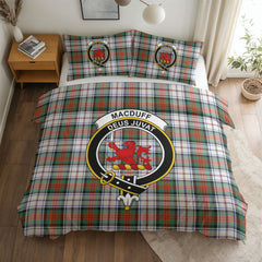MacDuff Dress Ancient Tartan Crest Bedding Set