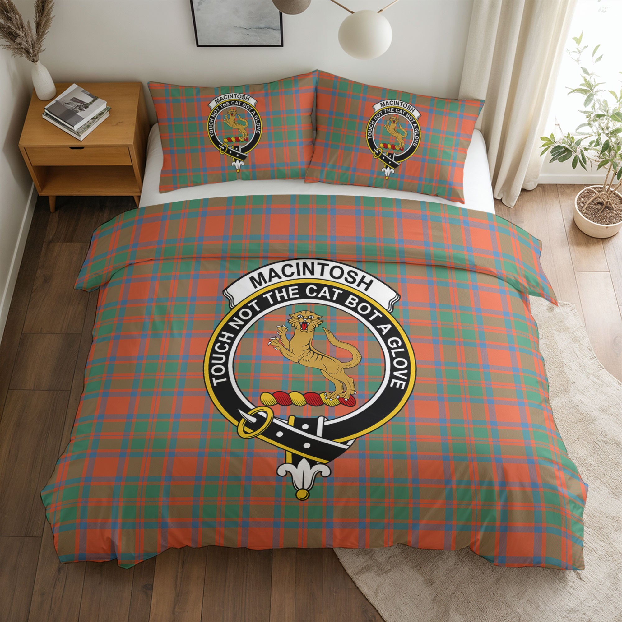 MacIntosh Ancient Tartan Crest Bedding Set