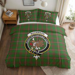MacKinnon Hunting Modern Tartan Crest Bedding Set