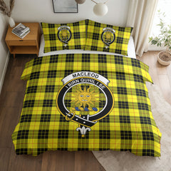 MacLeod of Lewis Modern Tartan Crest Bedding Set