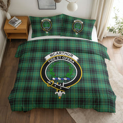 McArthur Ancient Tartan Crest Bedding Set