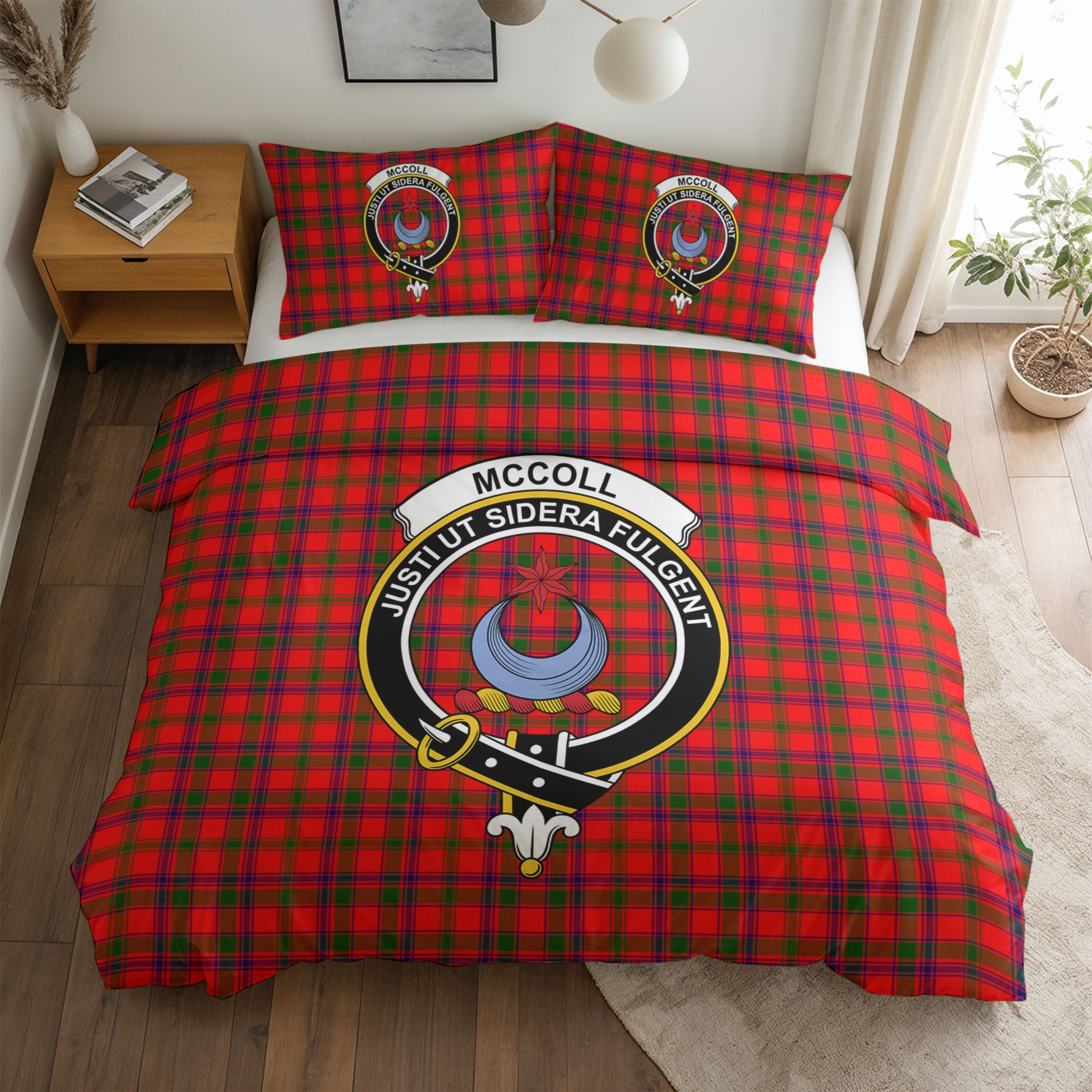 McColl Tartan Crest Bedding Set