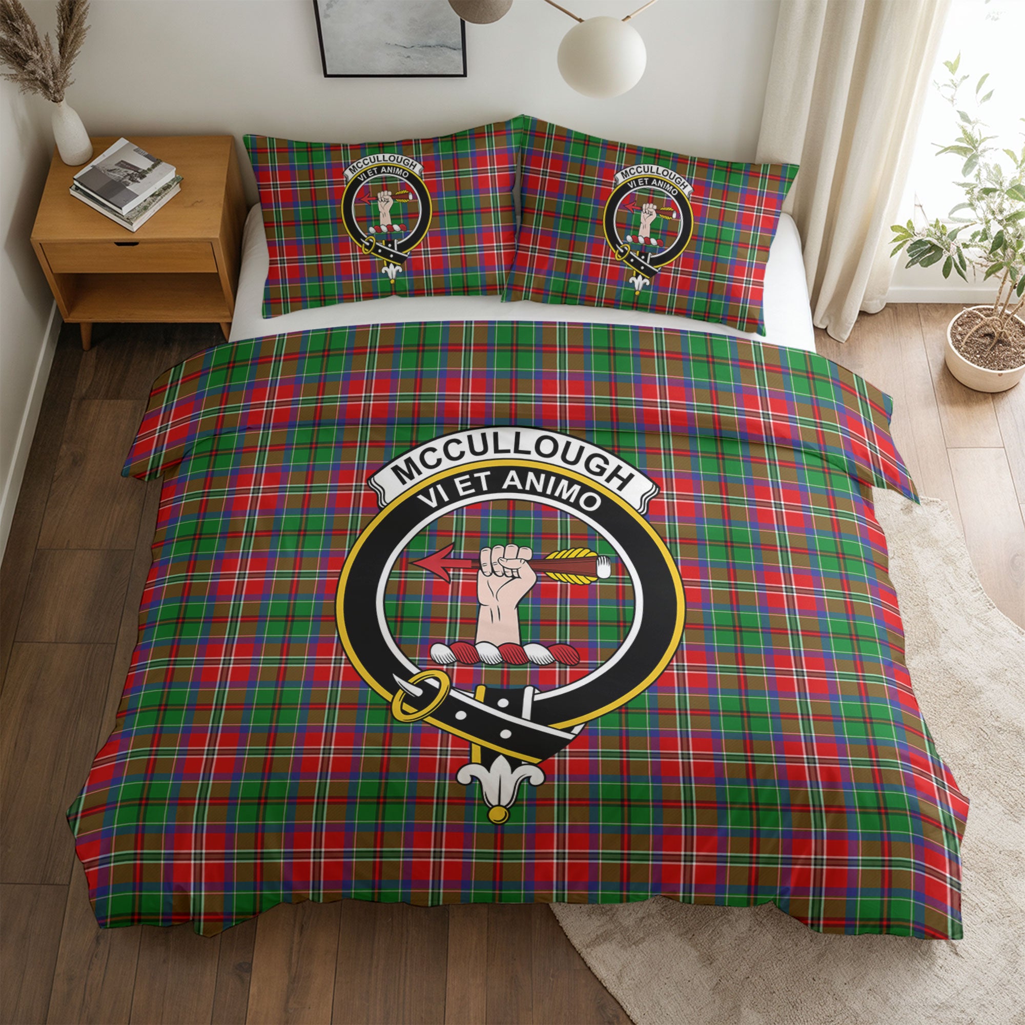 McCullough Tartan Crest Bedding Set