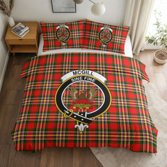 McGill Modern Tartan Crest Bedding Set