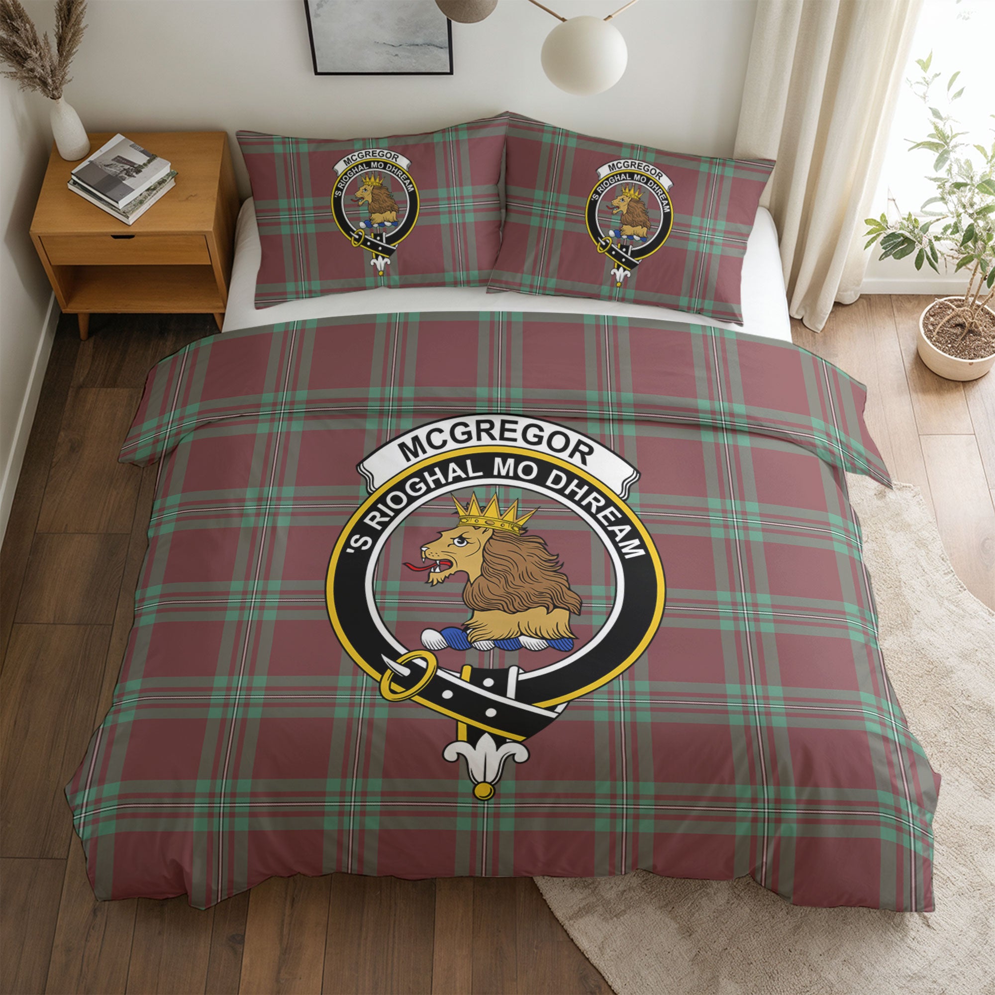McGregor Hunting Ancient Tartan Crest Bedding Set