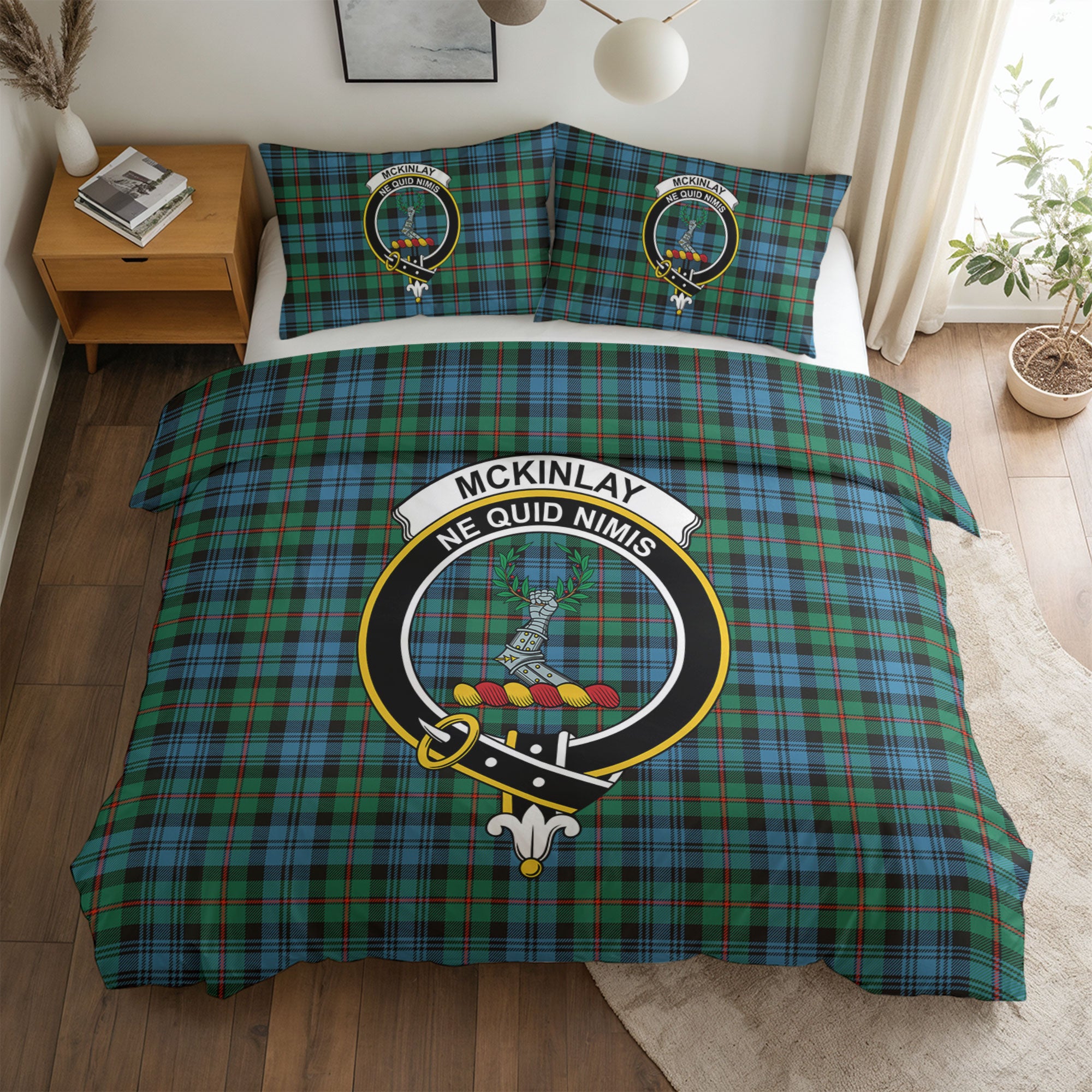 McKinlay Ancient Tartan Crest Bedding Set