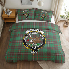 McKinnon Hunting Ancient Tartan Crest Bedding Set