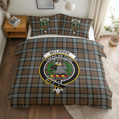 McLaren Weathered Tartan Crest Bedding Set