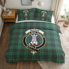 McLean Hunting Ancient Tartan Crest Bedding Set