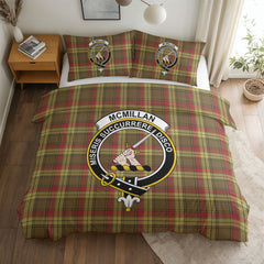 McMillan Old Weathered Tartan Crest Bedding Set