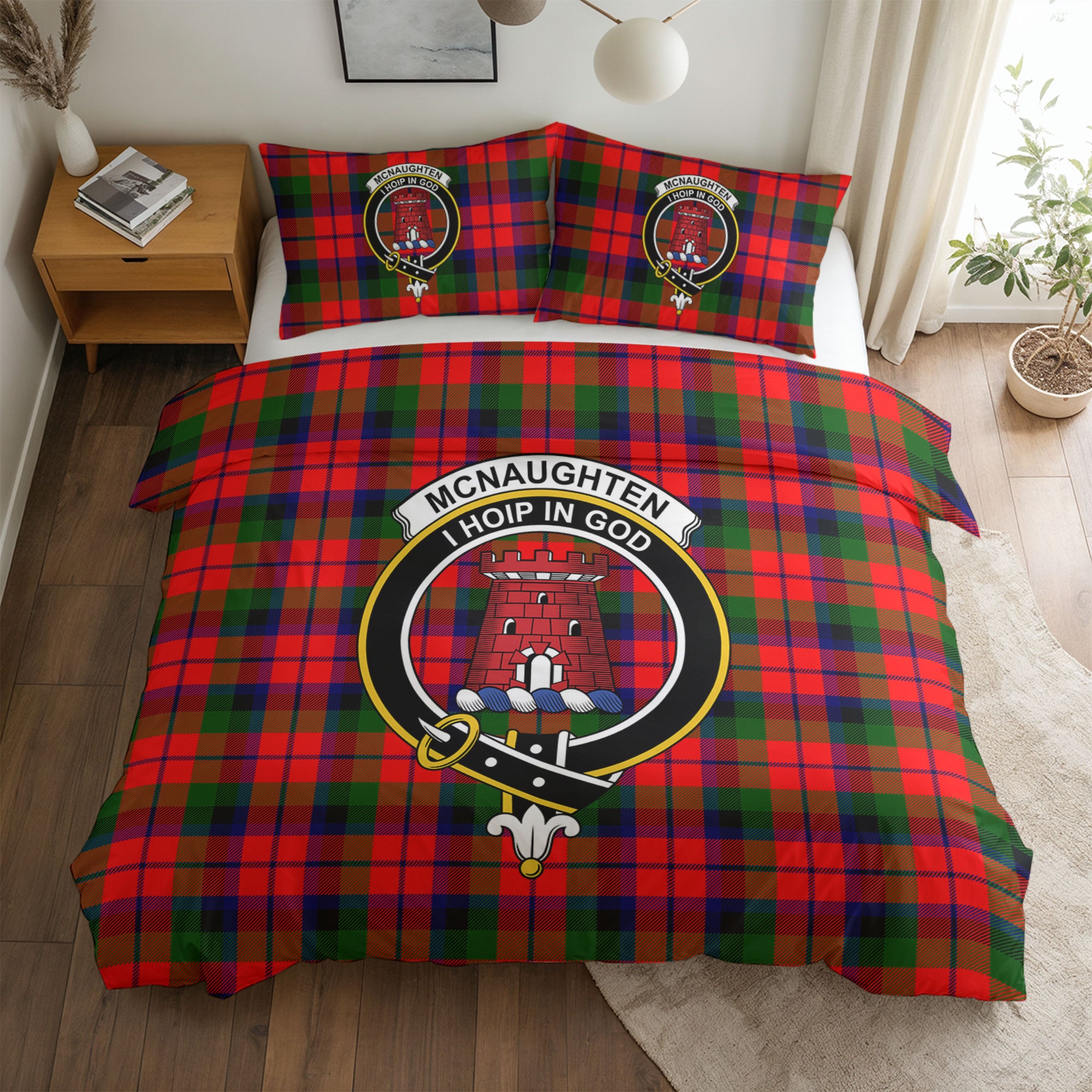 McNaughten Tartan Crest Bedding Set