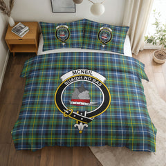McNeil of Barra Ancient Tartan Crest Bedding Set