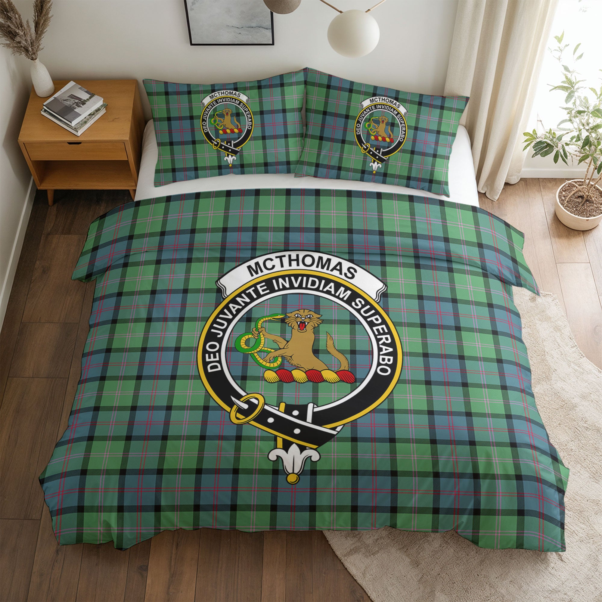 McThomas Ancient Tartan Crest Bedding Set
