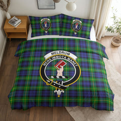 Meldrum Tartan Crest Bedding Set