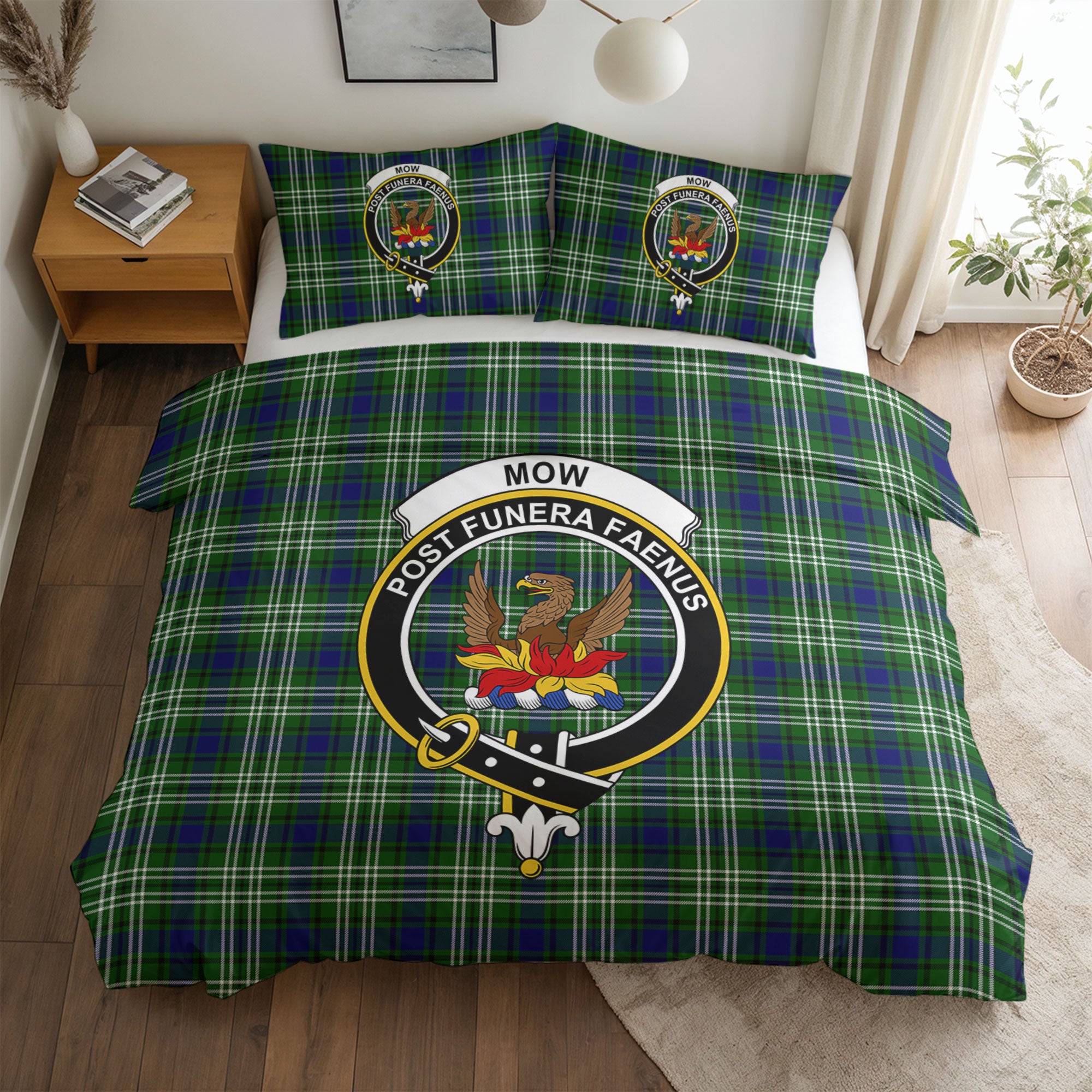 Mow Tartan Crest Bedding Set