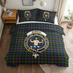 Murray of Atholl Modern Tartan Crest Bedding Set