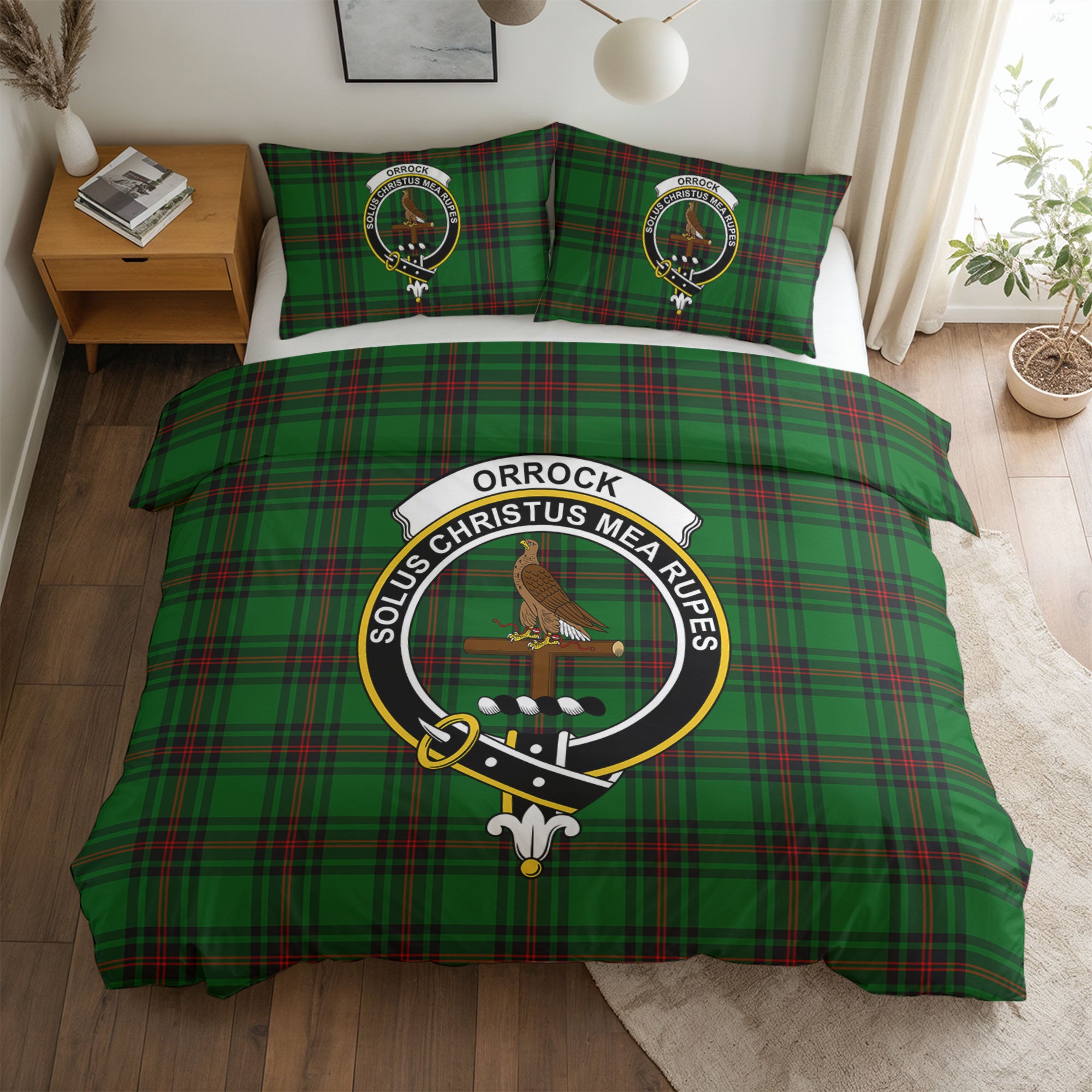 Orrock Tartan Crest Bedding Set