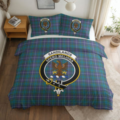 Sandilands Tartan Crest Bedding Set