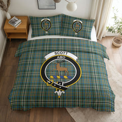Scott Green Ancient Tartan Crest Bedding Set