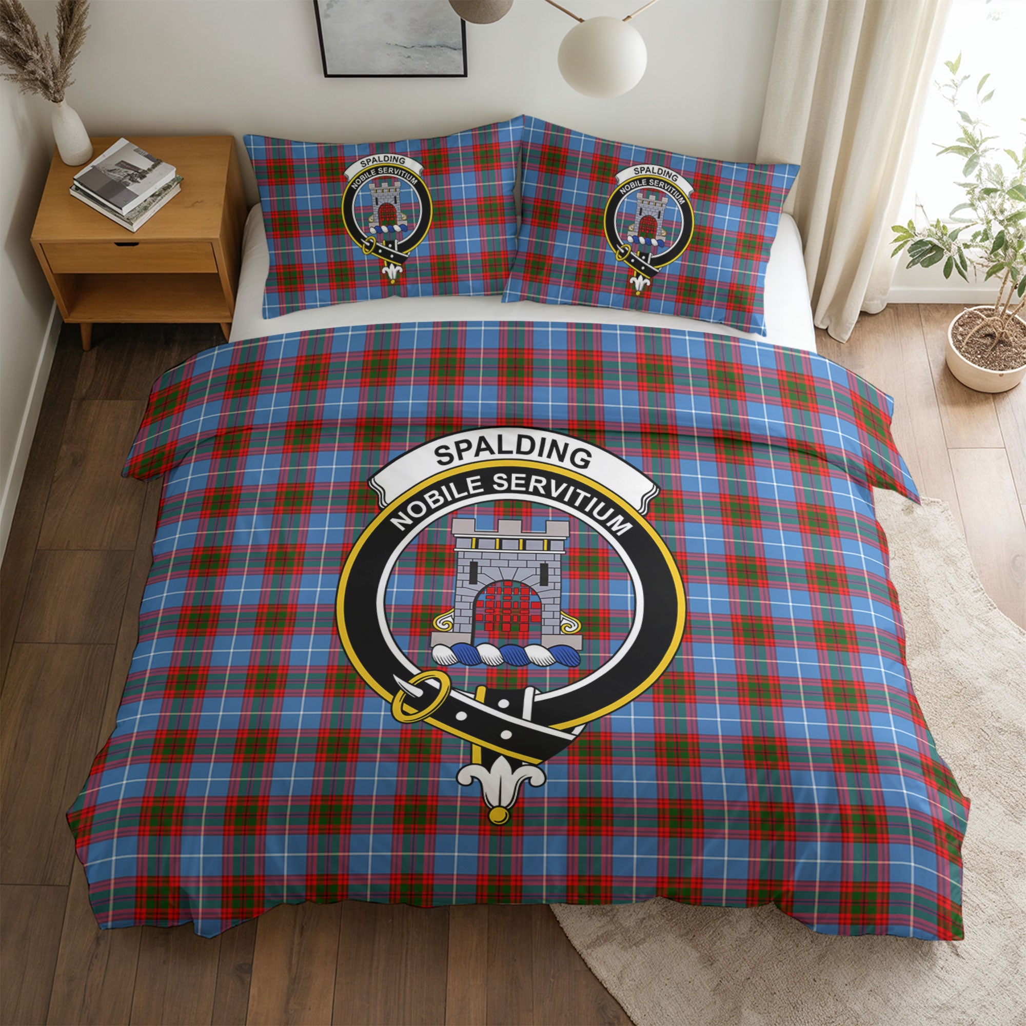 Spalding Tartan Crest Bedding Set