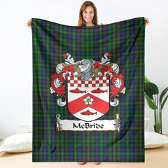 McBride Tartan Coat of Arms Blanket