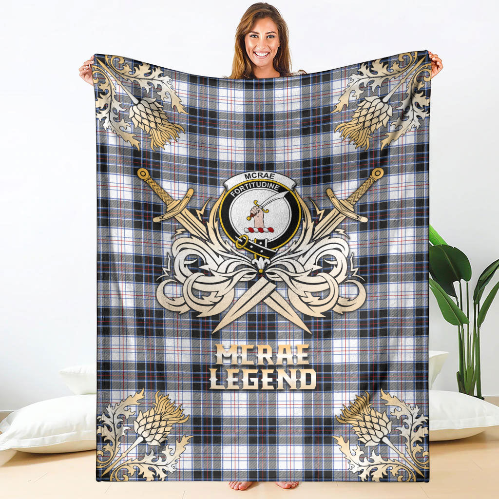 McRae Dress Modern Tartan Gold Courage Symbol Blanket