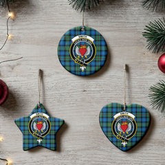 Smith Ancient Tartan Crest Christmas Ceramic Ornament