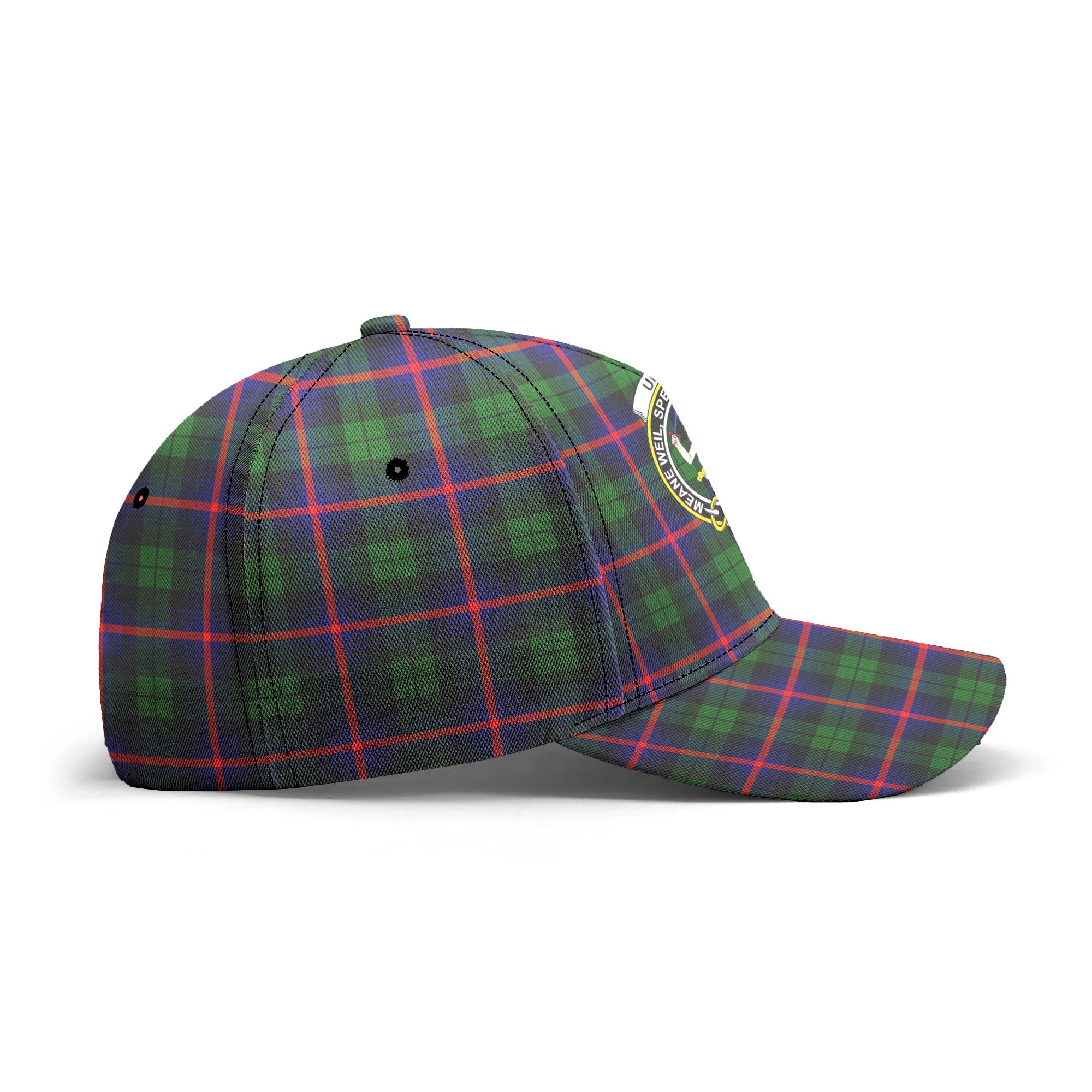 Urquhart Modern Tartan Crest Classic Cap