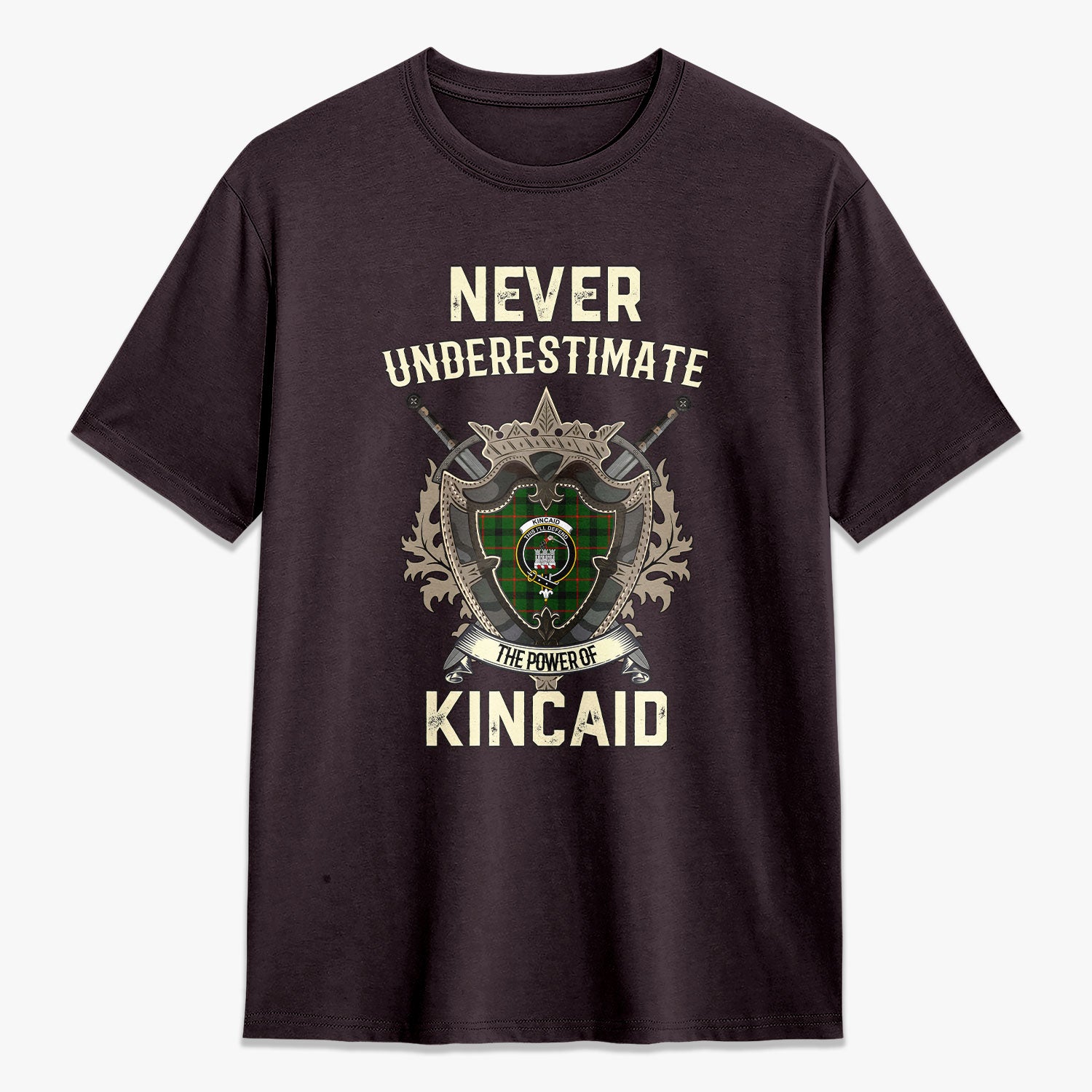 Kincaid Tartan Crest 2D T-shirt - Never Underestimate Style