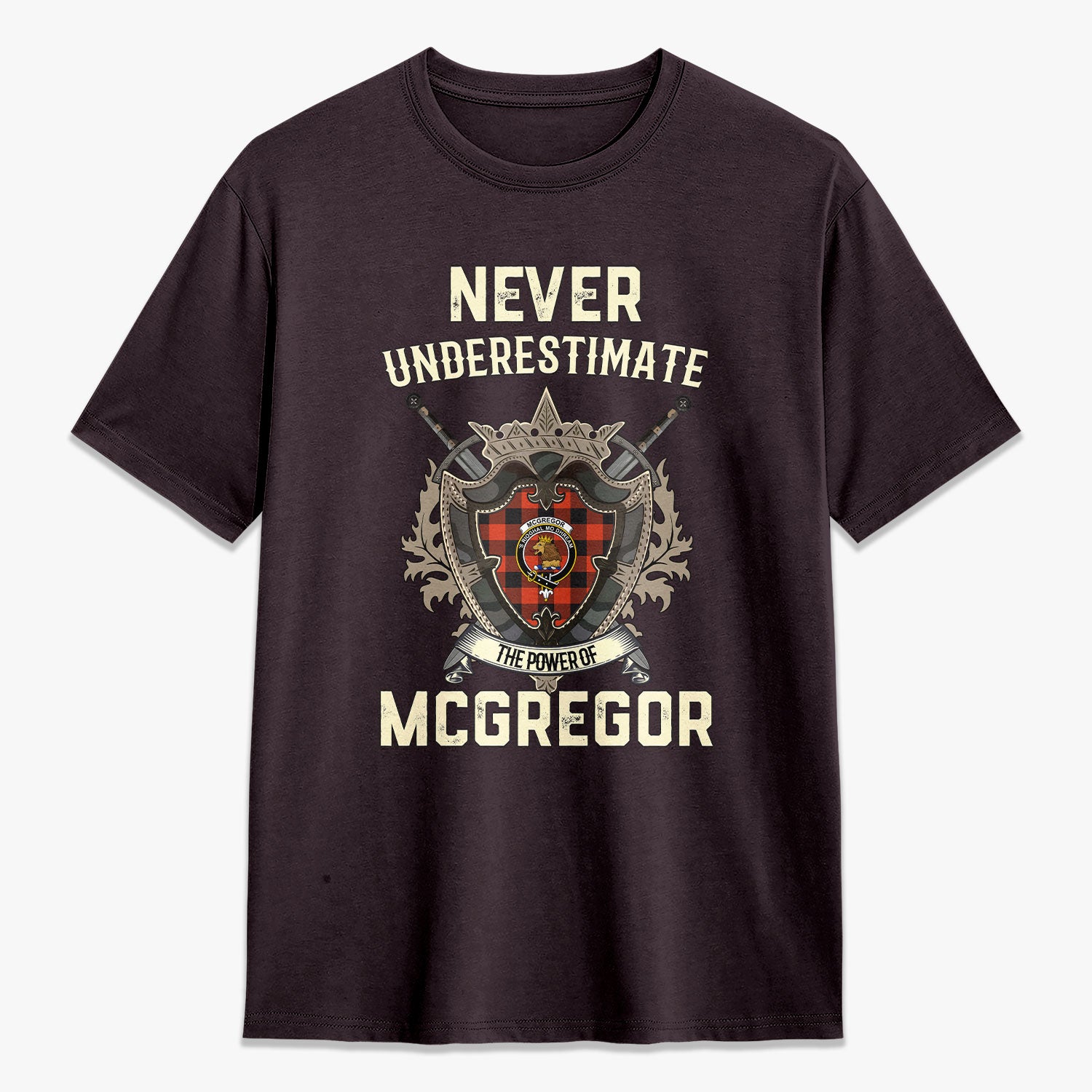 McGregor Rob Roy Ancient Tartan Crest 2D T-shirt - Never Underestimate Style
