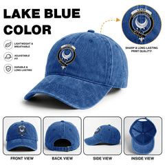 Leask Crest Washed Classic Cap