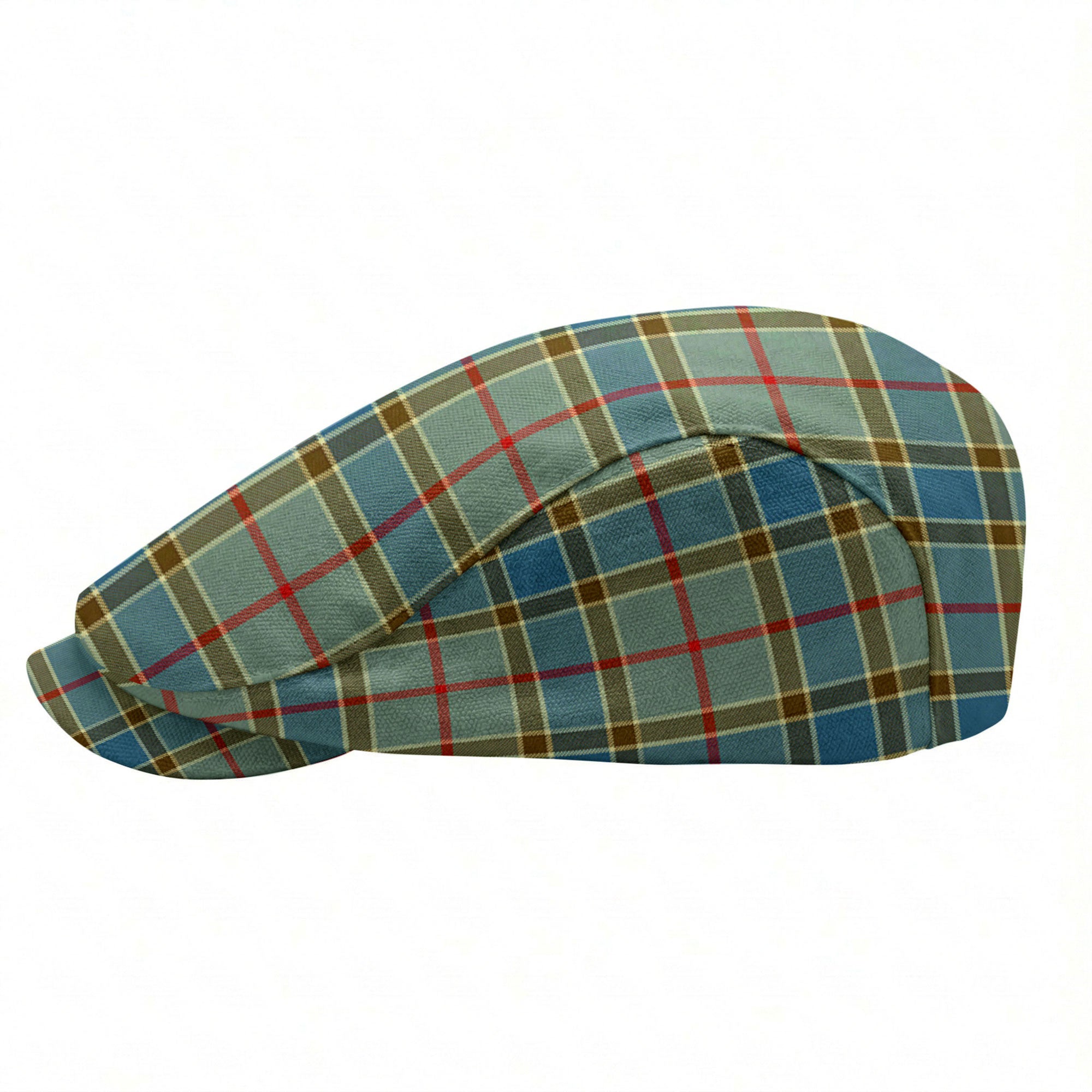 Balfour Blue Tartan Flat Caps