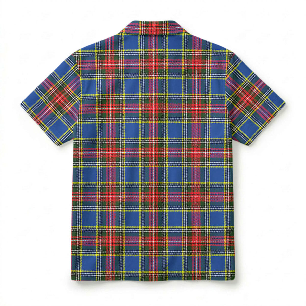 Bethune Modern Tartan Crest Hawaiian Shirt