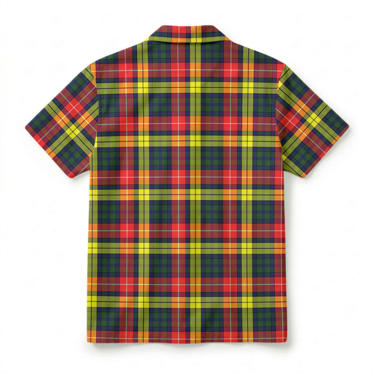 Buchanan Modern Tartan Crest Hawaiian Shirt