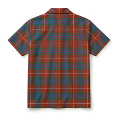 Fraser (of Lovat) Ancient Tartan Crest Hawaiian Shirt