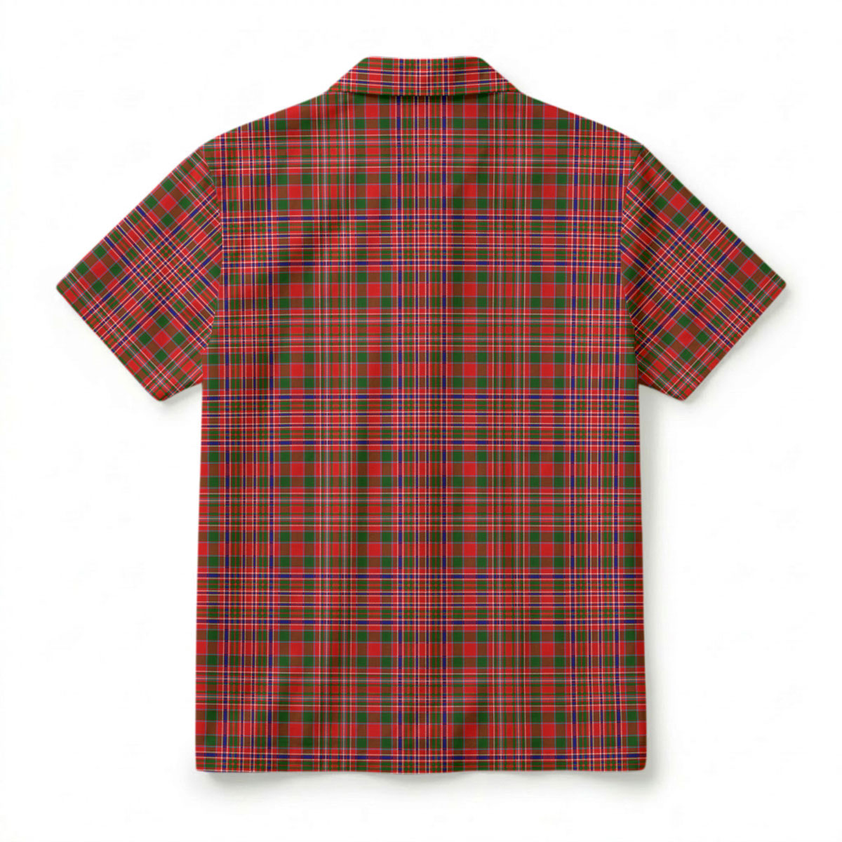 MacAlister Modern Tartan Crest Hawaiian Shirt